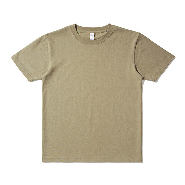 heavy weight 100% organic cotton plain t shirt