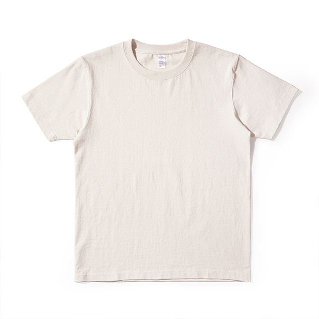 heavy weight 100% organic cotton plain t shirt