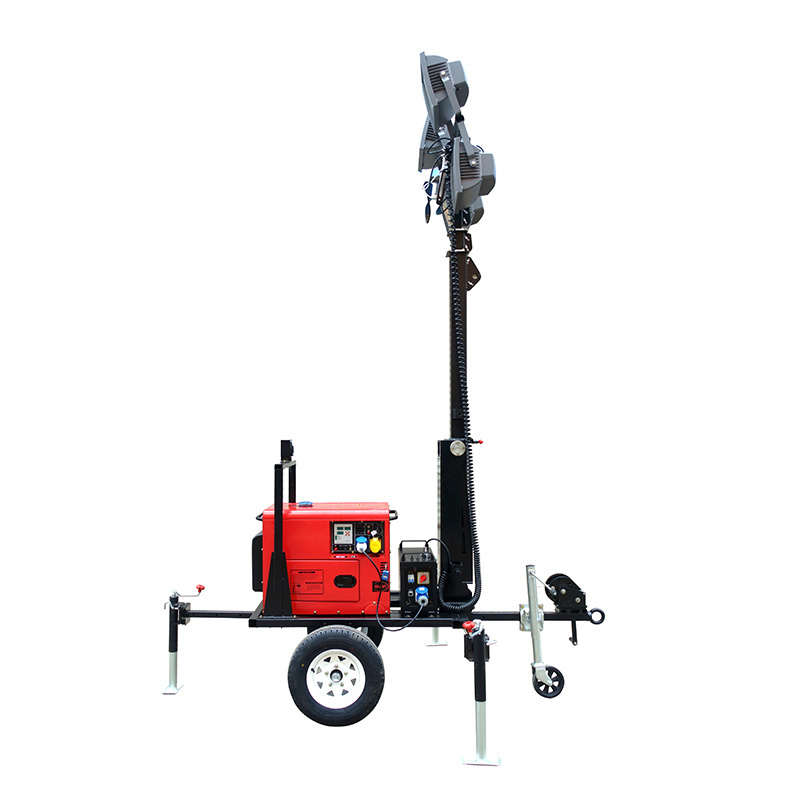 GEWIILSON super silent high mast portable led light tower