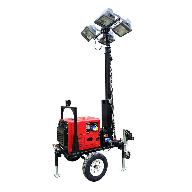 GEWIILSON super silent high mast portable led light tower