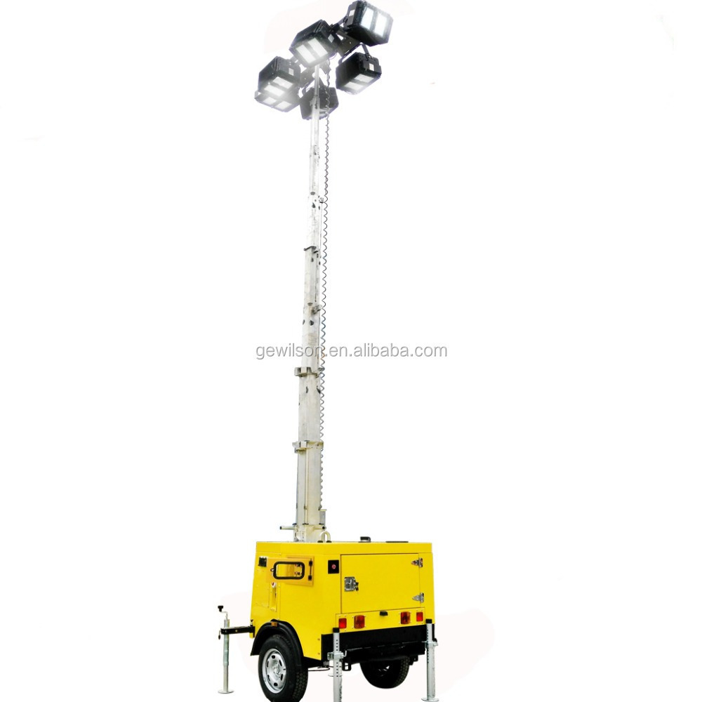 mobile light tower Outdoor construction lighting emergency lamp