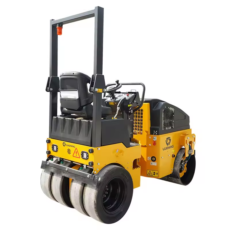 New 2 Ton Road Roller Rodillo Compactador With kubota engine