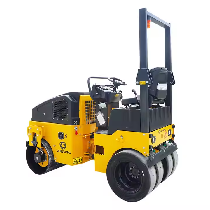 New 2 Ton Road Roller Rodillo Compactador With kubota engine