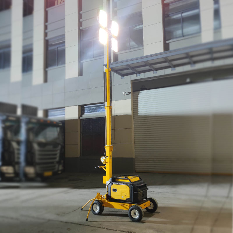 Rato gasoline silent generator mobile led light tower