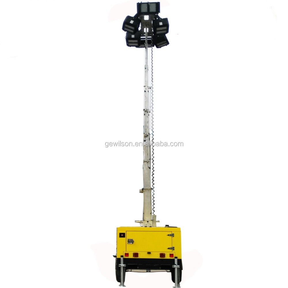 mobile light tower Outdoor construction lighting emergency lamp