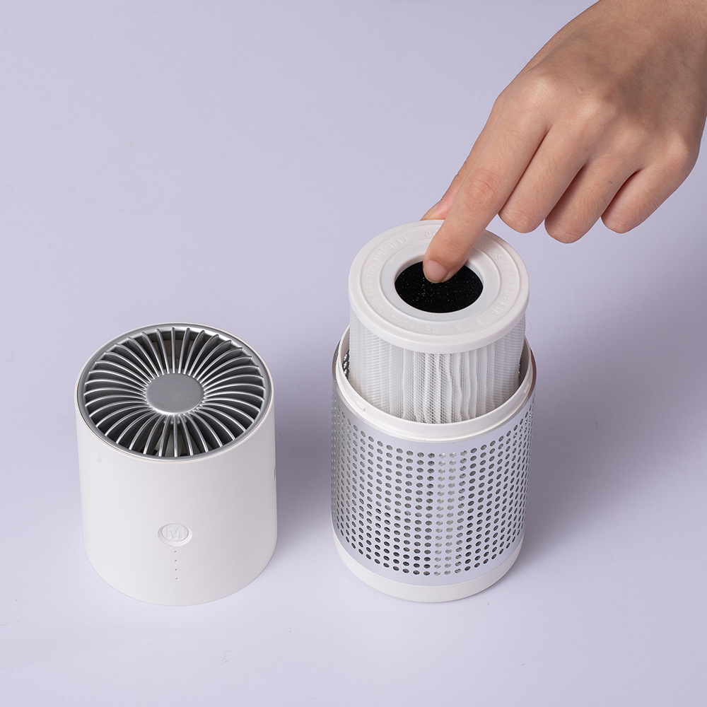 Best Car Air Purifier,Portable Negative Ion Air Cleaner Intelligent Silent Mini Air Purifiers with HEPA Filter