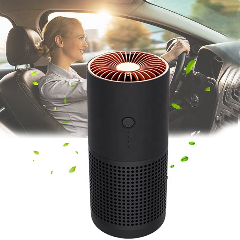 Best Car Air Purifier,Portable Negative Ion Air Cleaner Intelligent Silent Mini Air Purifiers with HEPA Filter