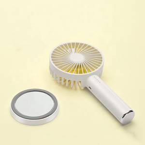 Best Sellers in Women's Mini Fans,Portable Handheld Fan with Makeup Mirror,Mini USB Small Desk Handheld Fan