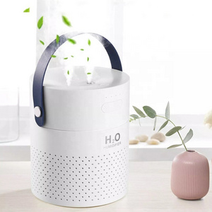 best selling wireless mini humidifier 1L double spray cool mist diffuser portable rechargeable ultrasonic home humidifier