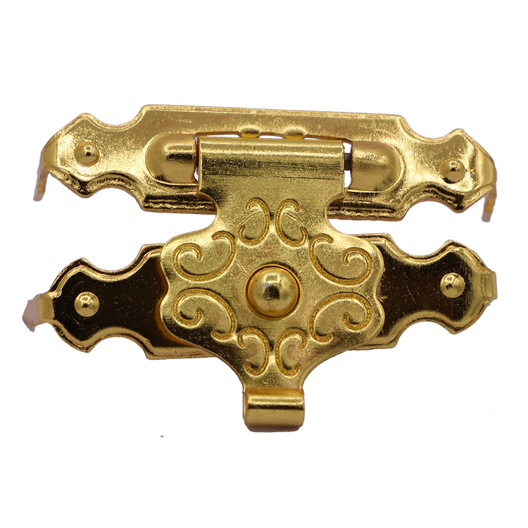 Wholesale Wooden Cigar Box Accessories Hardware Small Antique Metal Locks