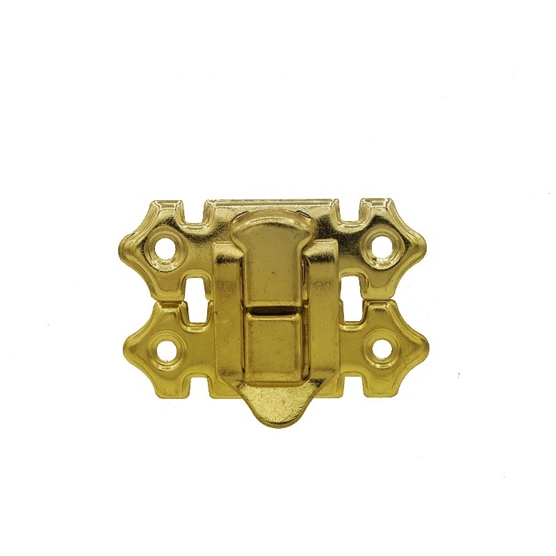 Metal accessories hasp clasp small decorations locks mini gold lock hasp latch for small box