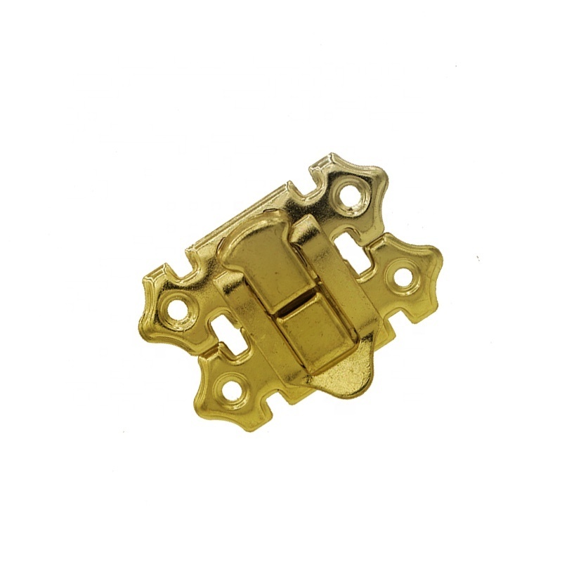 Metal accessories hasp clasp small decorations locks mini gold lock hasp latch for small box