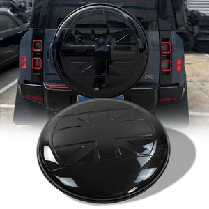 Car Exterior Accessory Spare Tire Cover ABS Spare Wheel Cover For Land Rover Defender 2020-2023