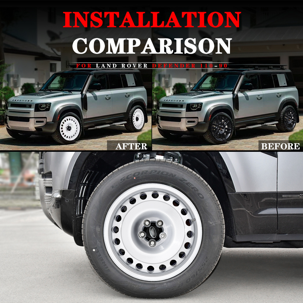 Size 20x9.0 5*120PCD 4x4 Vehicle Auto Parts Aluminum alloy wheel rims For 2020 Land Rover Defender