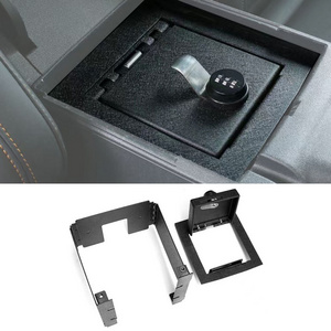 Car Interior Accessories Central Armrest Lock Box Security Storage Organizer Kit Fit For Ford Bronco 2021 2022 2/4 Door