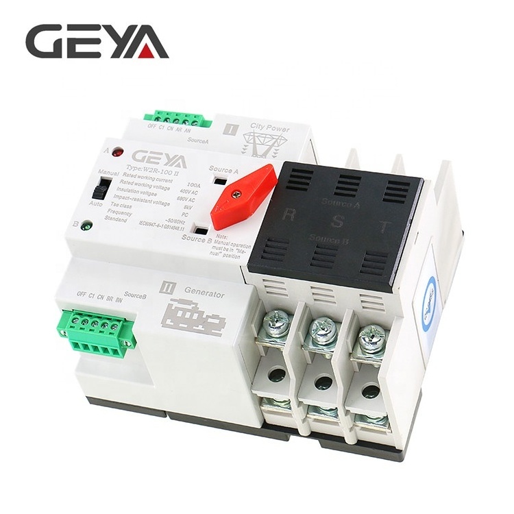 GEYA 3 Phase Automatic Transfer Switch ATS 63 Amp  AC Changeover Switches  Automatic Power Switch