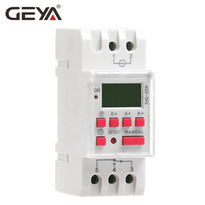 GEYA THC-15A AHC-15A Programmable Timer Digital Electrical Time Switches Electrical Weekly Timer Switch 12V 24V 48V 110V 220V