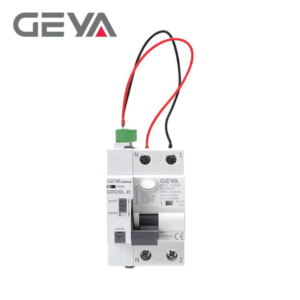 GEYA NEW RCCB Recloser Auto Recloser Switch  B Type  ID 63A 30mA RCCB 100mA 300mA ELCB RCD automatic rearm