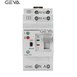 GEYA G2R 63A 220V 2P ats dinrail change over switch 63a smart automat switch transfer 63 amp ats dinrail 2 pole