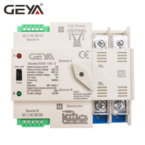 GEYA 2021 NEW Mini ATS Automatic Transfer Switch Electrical Selector Switches Dual Power Switch