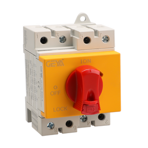 GEYA GYIS-N32/4 Din Rail IP66 Solar PV dc disconnect switch 20a isolator switch 1200V 1000V  for DC application