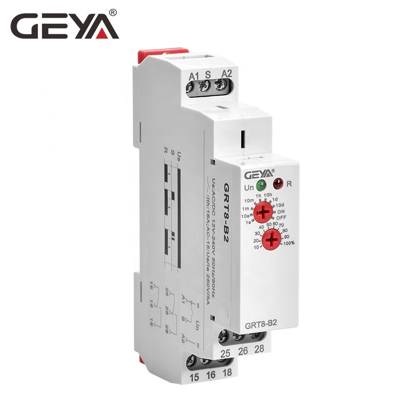 GEYA GRT8-B2 Delay off Electronic timer relay single function time relay off delay timer