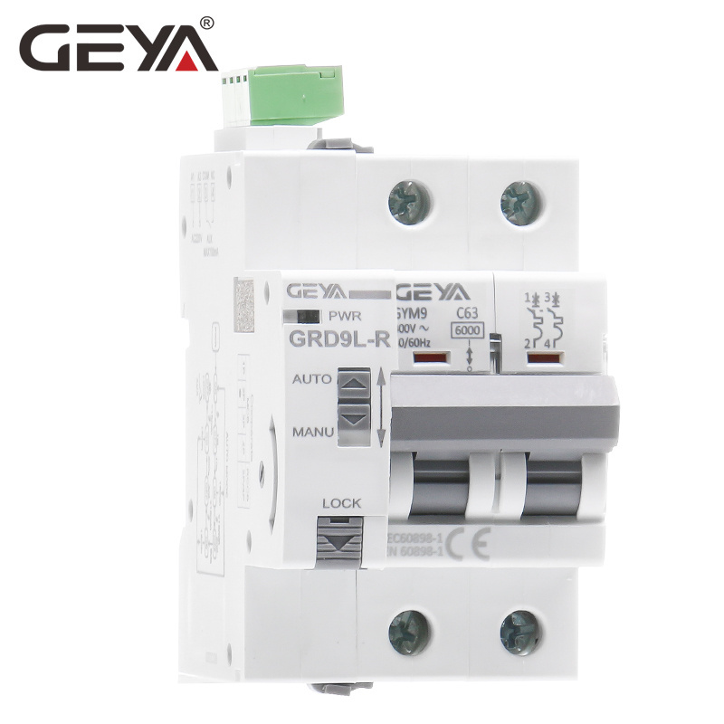 GEYA New Product Automatic circuit reclosers 10KA MCB Automatic Recloser DC12V RS485 Control Mode