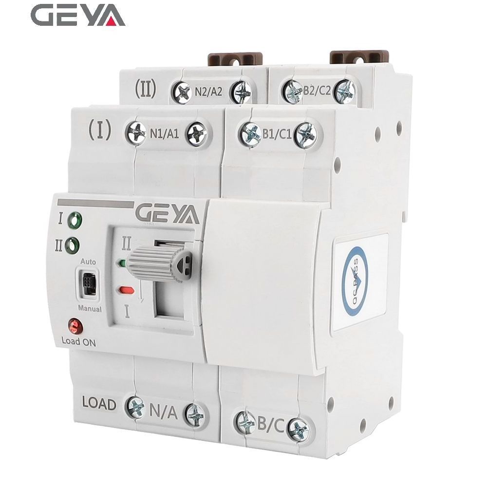 GEYA G2R 63A 4P automat chang over switch ats switch for generator automatic transfer switches 25a-250a for distribution