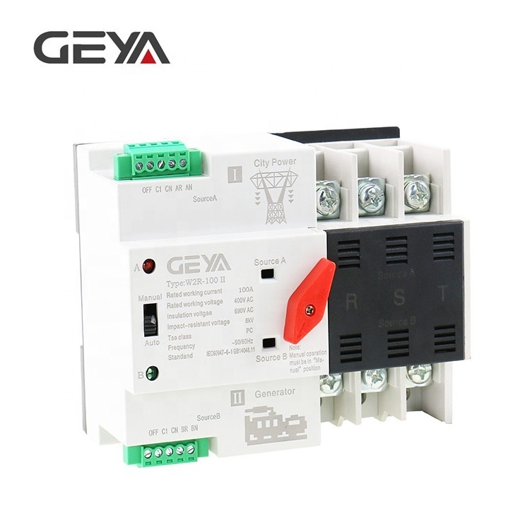 GEYA 3 Phase Automatic Transfer Switch ATS 63 Amp  AC Changeover Switches  Automatic Power Switch