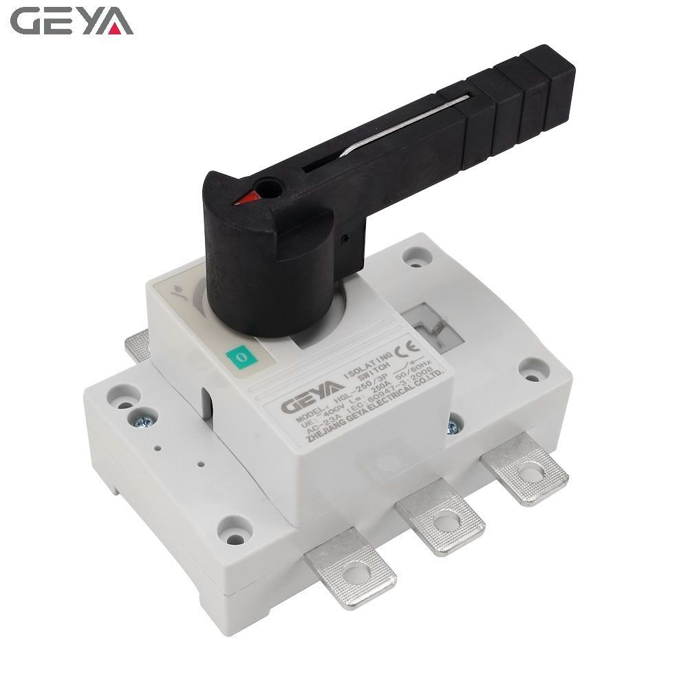 GEYA HGL Factory price direct selling three Phase hangeover load isolation switch 3p/4p Manual