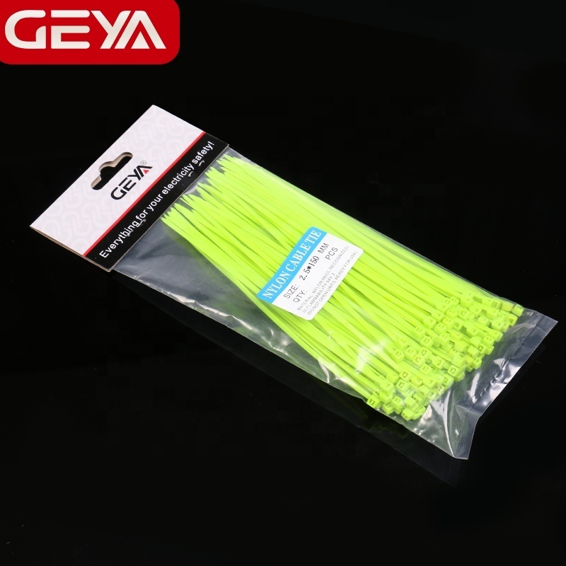 GEYA Self Locking Nylon Cable Zip Ties Plastic Nylon cable ties 60mm to 900mm size