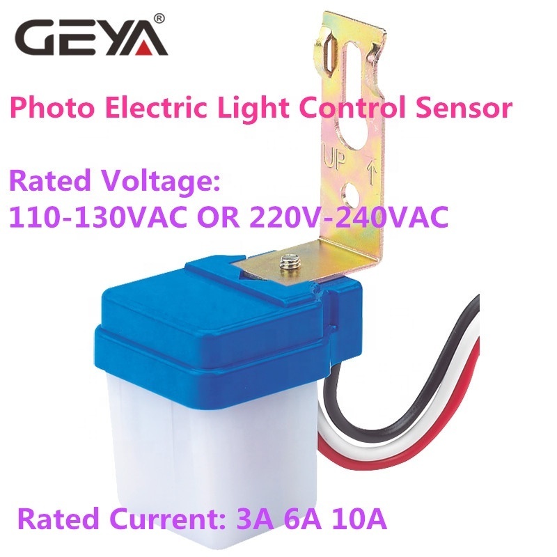 GEYA AS Automatic On Off Photocell street Light Switch AC 110V 220V 50-60Hz 3A 6A 10A Photo Control Photoswitch Sensor Switch