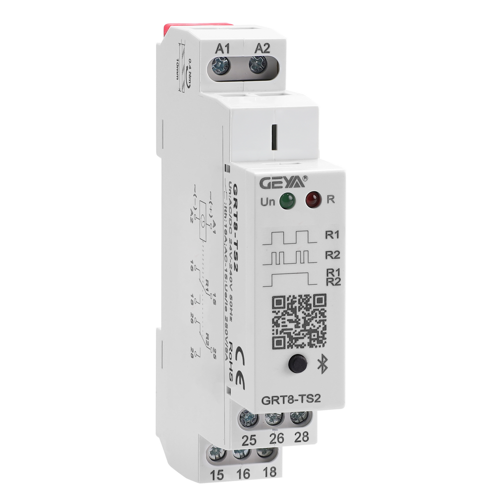 GEYA GRT8-TS1-240 AC DC 24V 240V 1SPDT Staircase switch time control relay for lighting control