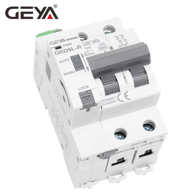 GEYA New Product Automatic circuit reclosers 10KA MCB Automatic Recloser DC12V RS485 Control Mode