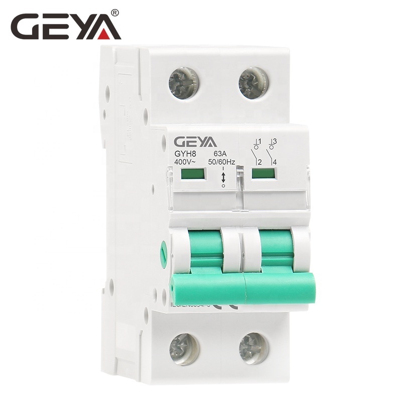 GEYA GYH8 Isolating Circuit Breaker Manufacturer Disconnector Modular Electrical Automatic Change over Switch Main Switch