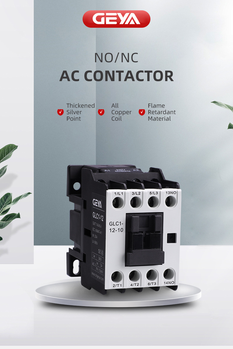 GEYA Magnetic GLC1 95 AC Contactor 24V Three Phase Contactor Telemecanique