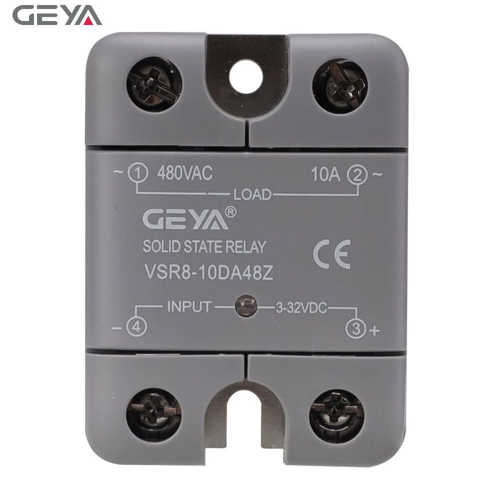 GEYA Single phase DC control Ac din rail solid state relay  dc to ac ssr relay solid state