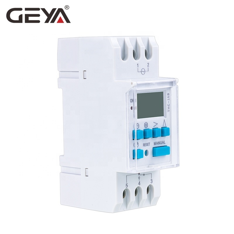 GEYA THC-15B Astronomical Timer Switch LCD Display 16A 20A 30A Timing Control Latitude Switch 110V 220V Astronomic Switch