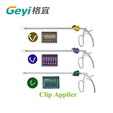 Geyi Euprun Reusable Clip Applier Hemolok Ligation Clip Laparscopic Instrument