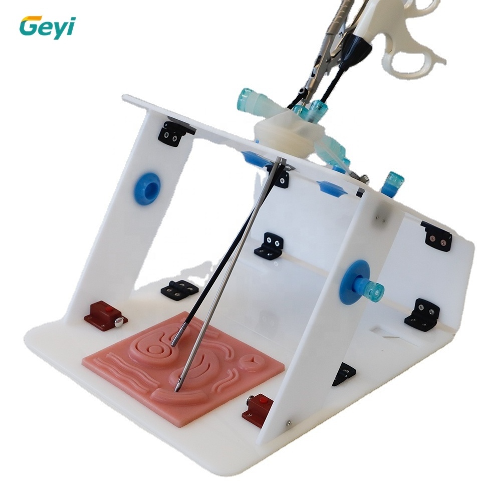 Geyi Laparoscopic Training Simulator, Laparoscopic Trainer Box With Laparoscopic Instruments