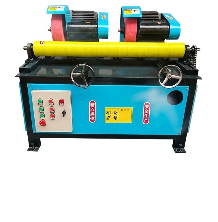 full automatic Stainless Steel Wire grinding machine Brushed Aluminum metal deburrTube and Pipe Polishing Machine