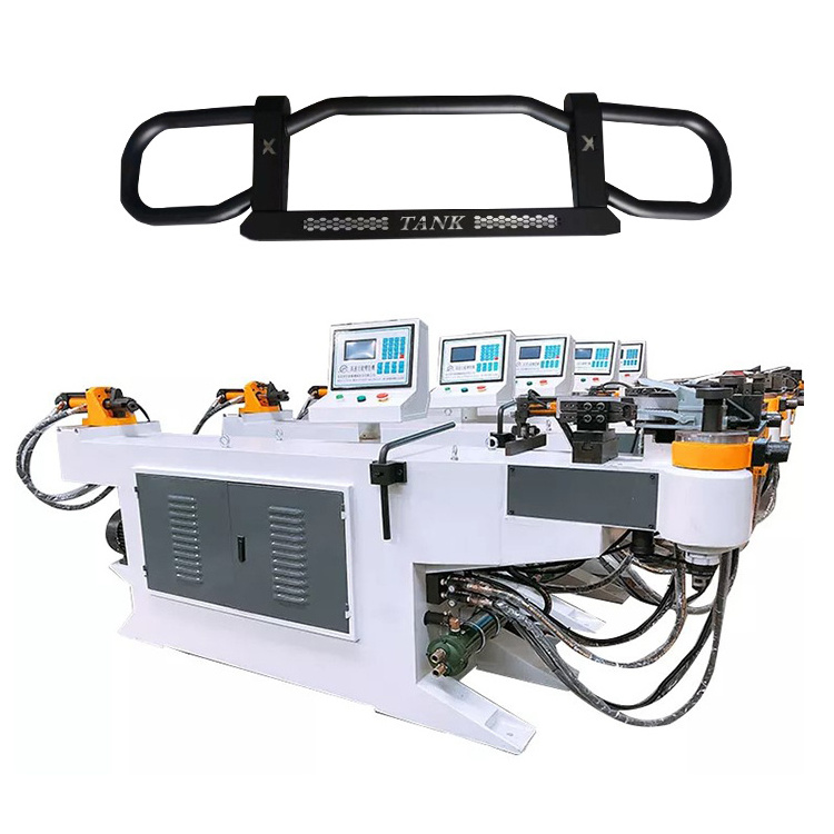 OD 63mm T 3mm semi-automatic NC semi-automatic pipe and tube bending machine car bumper pipe bender