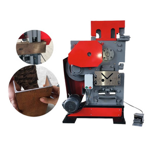 Multifunctional iron bar cutting machine Ironworker punching shearing machine