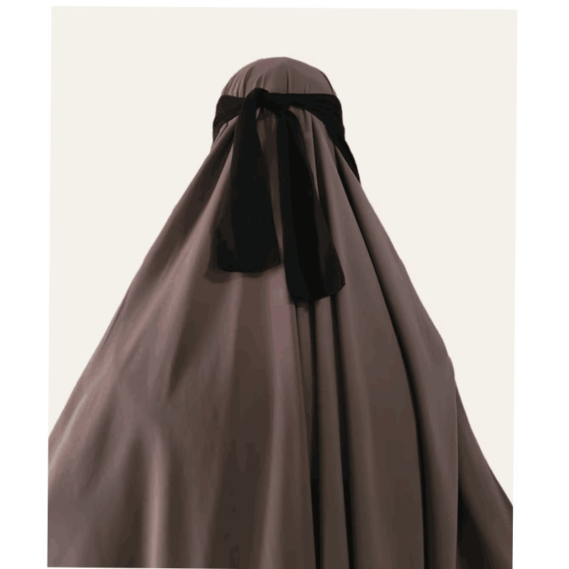 Single Layer Designer Saudi Face Cover Half Short Niqab Muslim Women Niqab