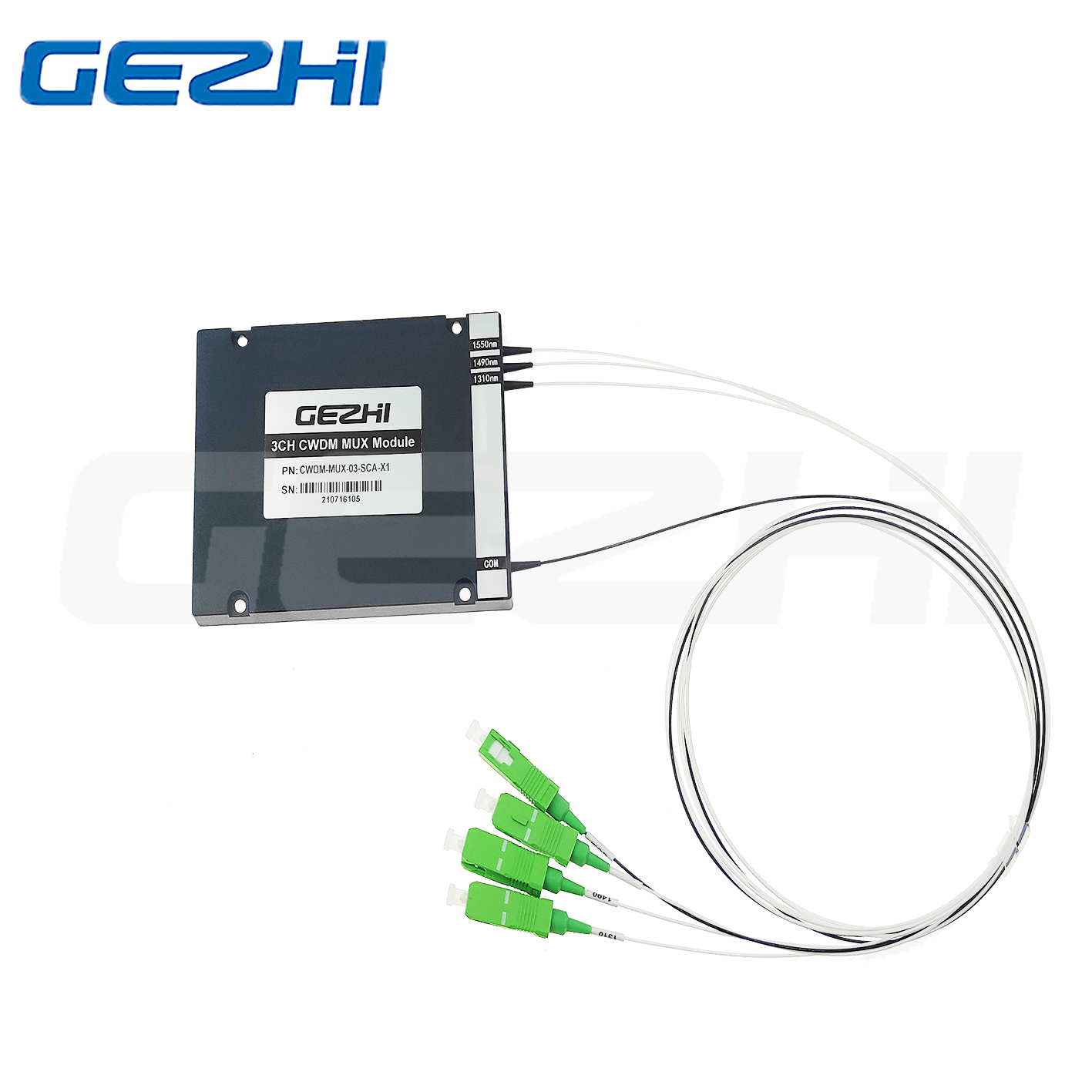 1270-1610nm 3 Channel Passive CWDM Mux Demux Module