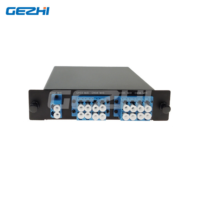 Passive 1x8 filter CWDM Mux Demux LGX box with 8 wavelength dual fiber transmission