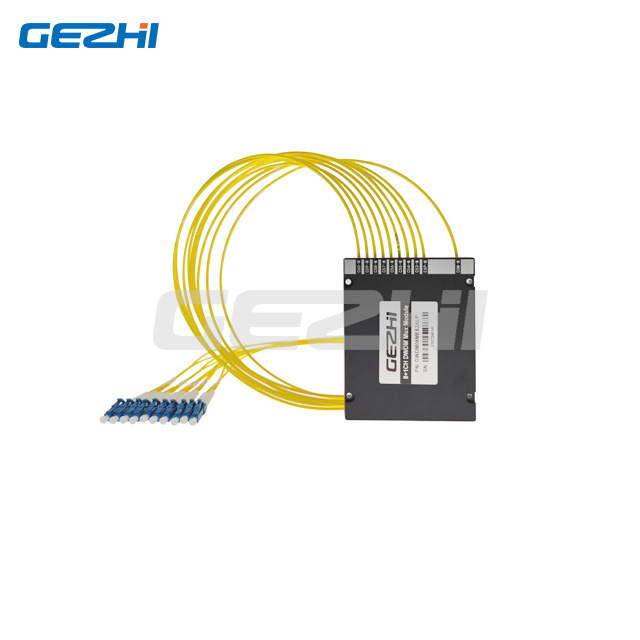 Low IL <2.5dB 1x8 Channel DWDM filter fiber Optic WDM DWDM LC/PC pigtailed connector