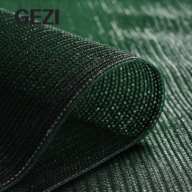 GEZI 90% Shade Fabric Sun Shade Cloth Privacy Screen with Reinforced Grommets for Outdoor Patio Garden Pergola Cover Canopy