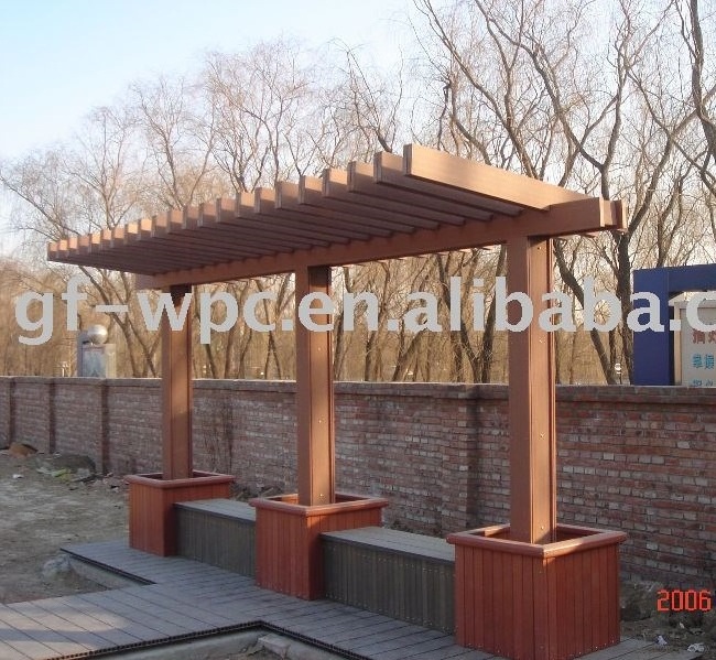 WPC outdoor gazebo,wood composite plastic gazebo,wood gazebo