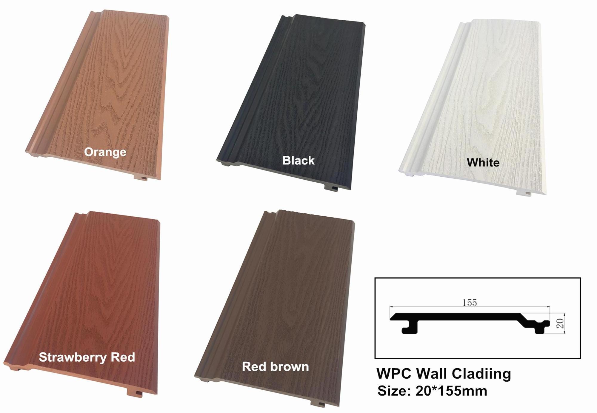 Crack-resistance WPC exterior wall cladding outdoor decorative wood plastic cladding